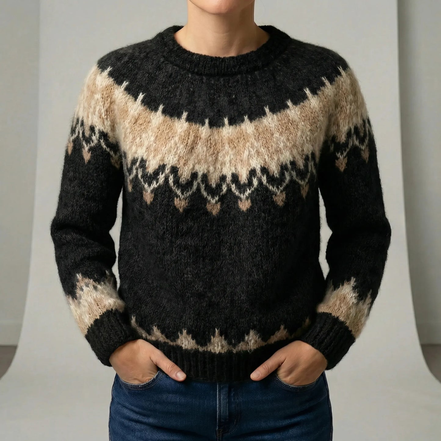 Classic Crew Neck Jumper - Xenia