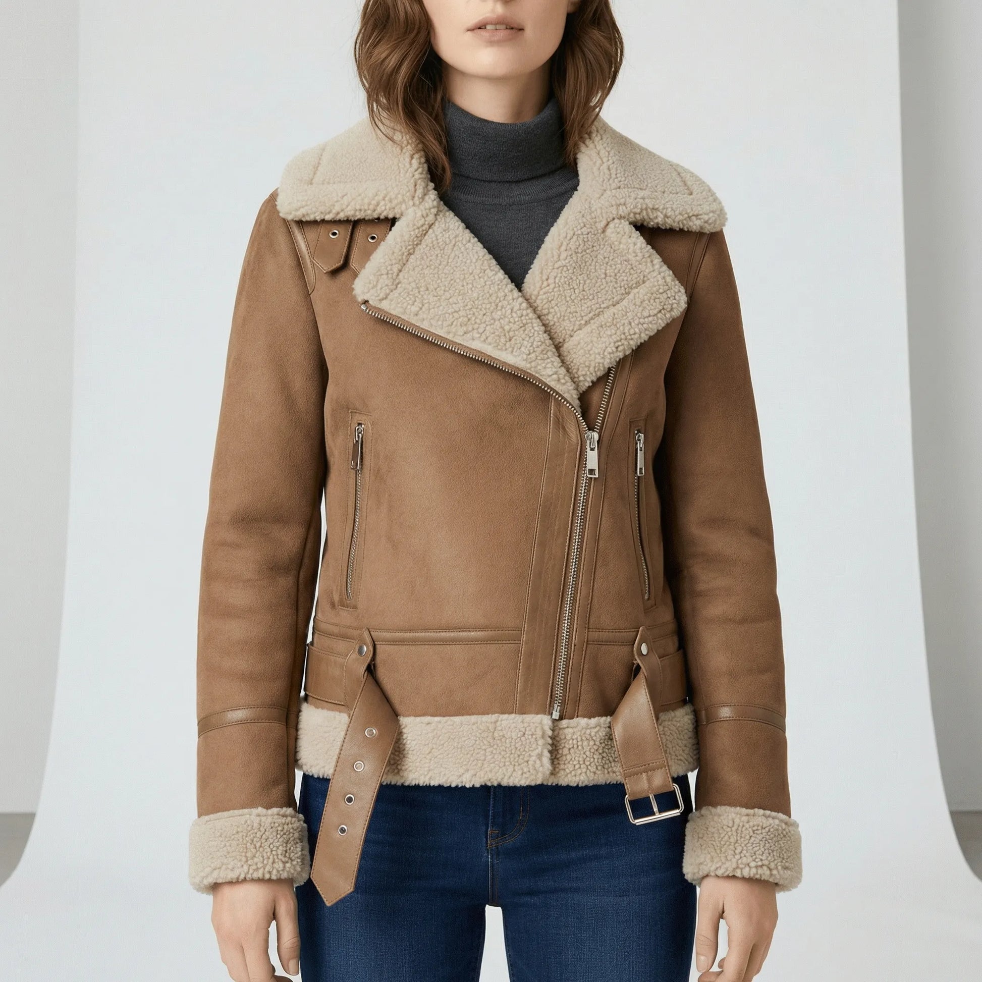 Classic Fluffy-Lined Jacket - Sophie