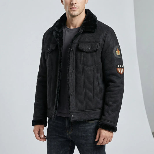 Classic Men's Biker Jacket - Mio