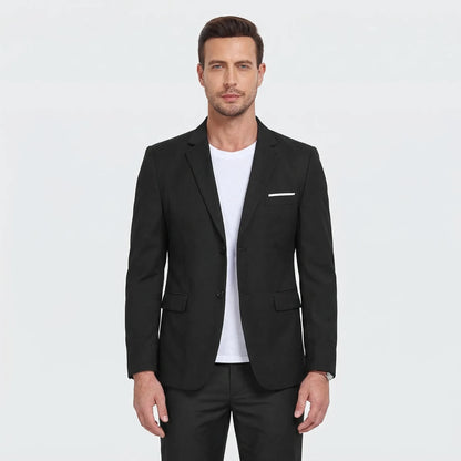 Classic Notch-Lapel Men's Blazer - Laurence