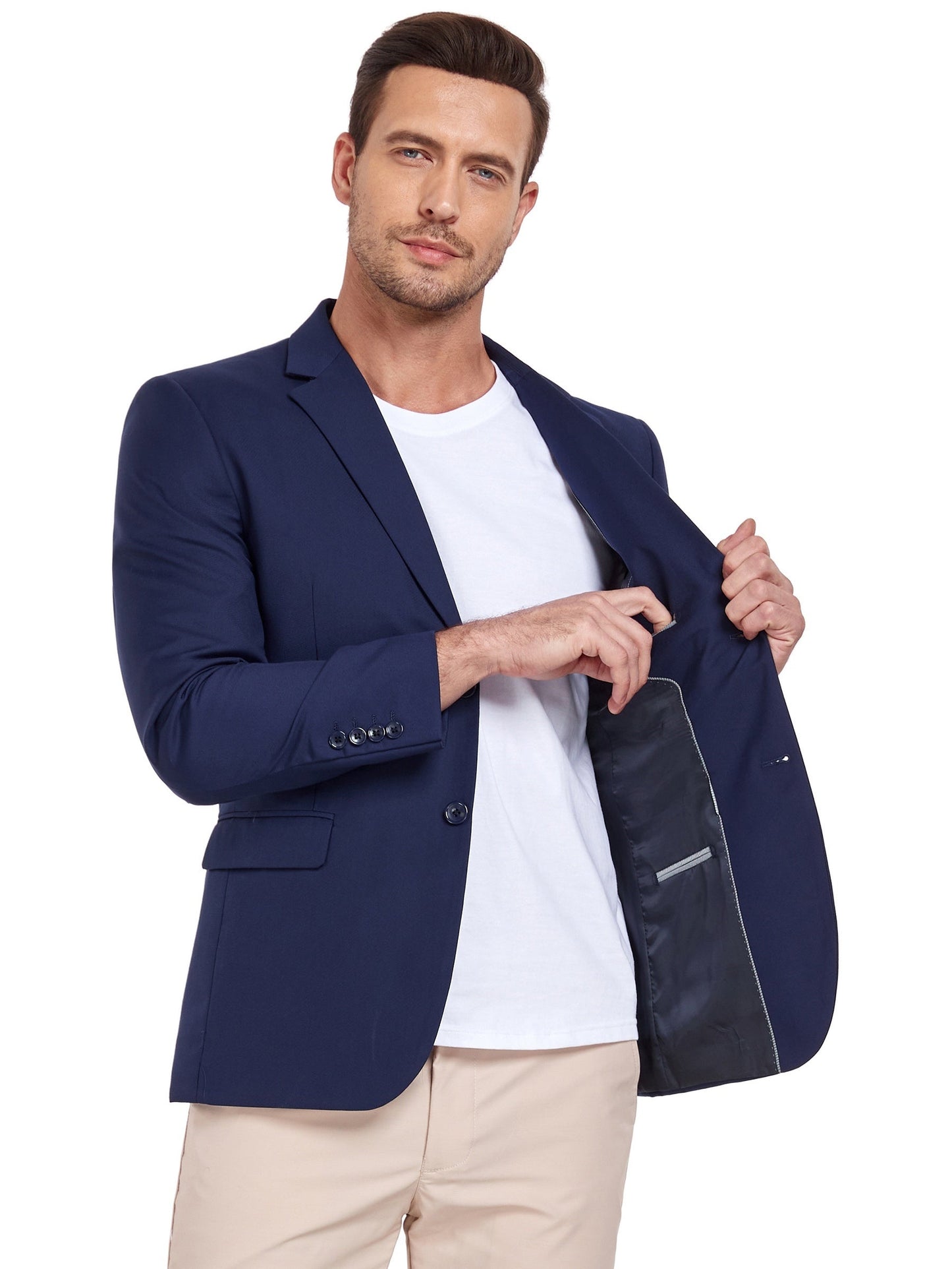 Classic Notch-Lapel Men's Blazer - Laurence