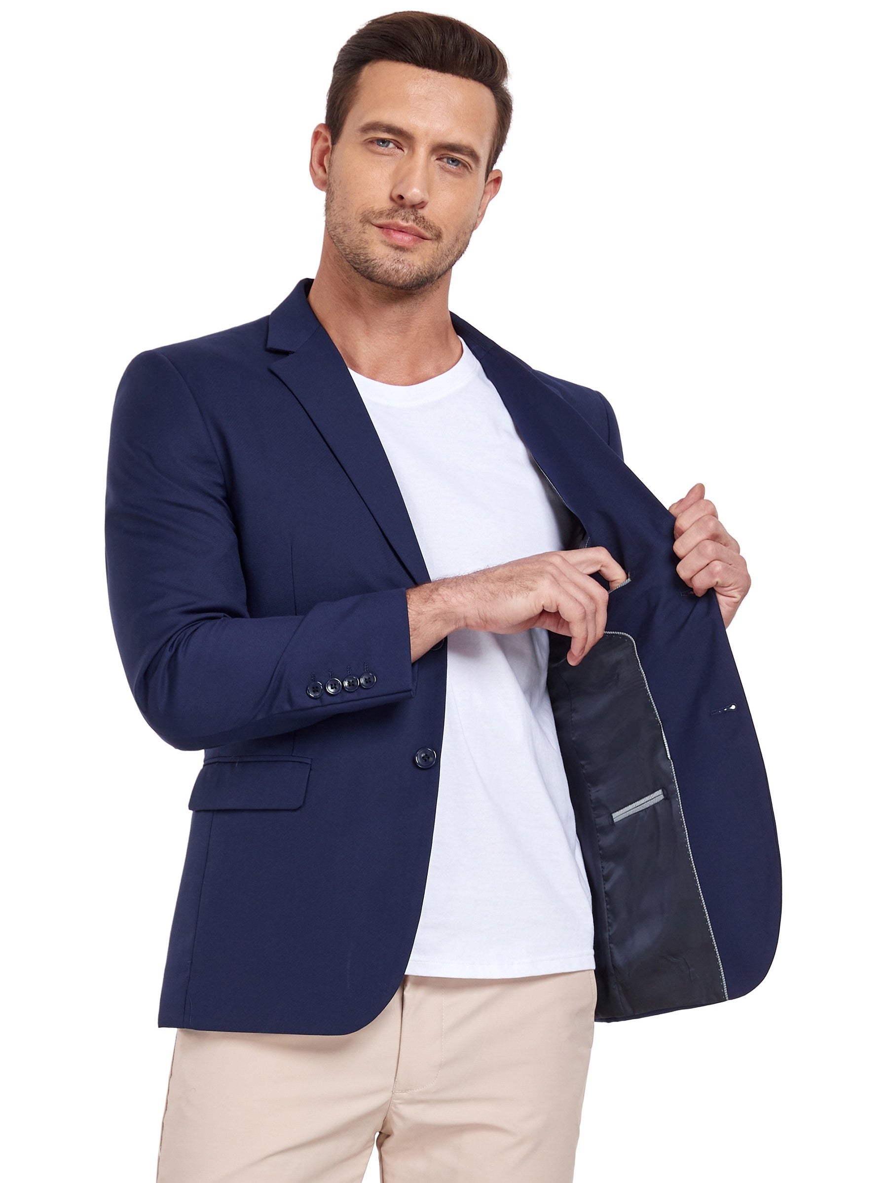 Classic Notch-Lapel Men's Blazer - Laurence