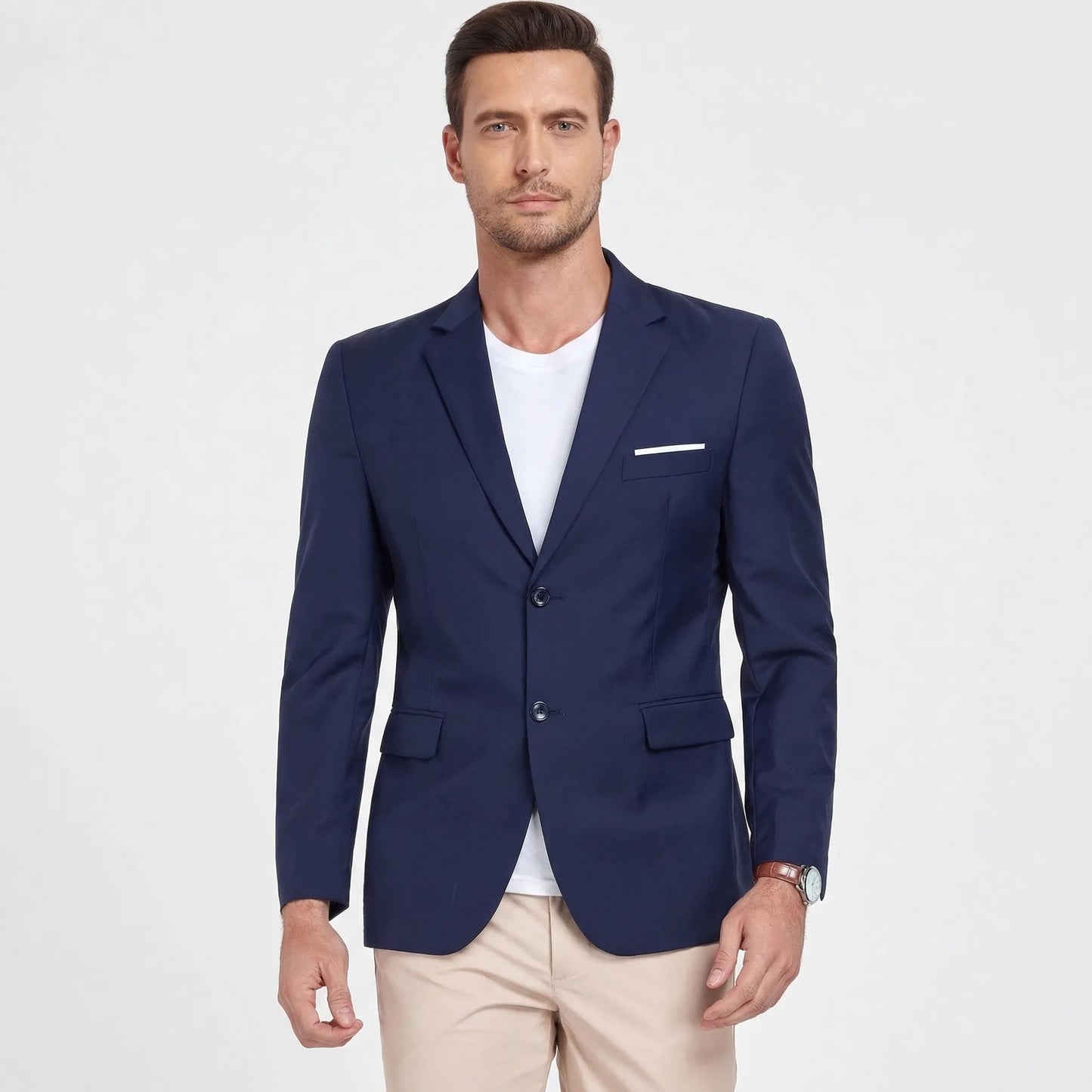 Classic Notch-Lapel Men's Blazer - Laurence