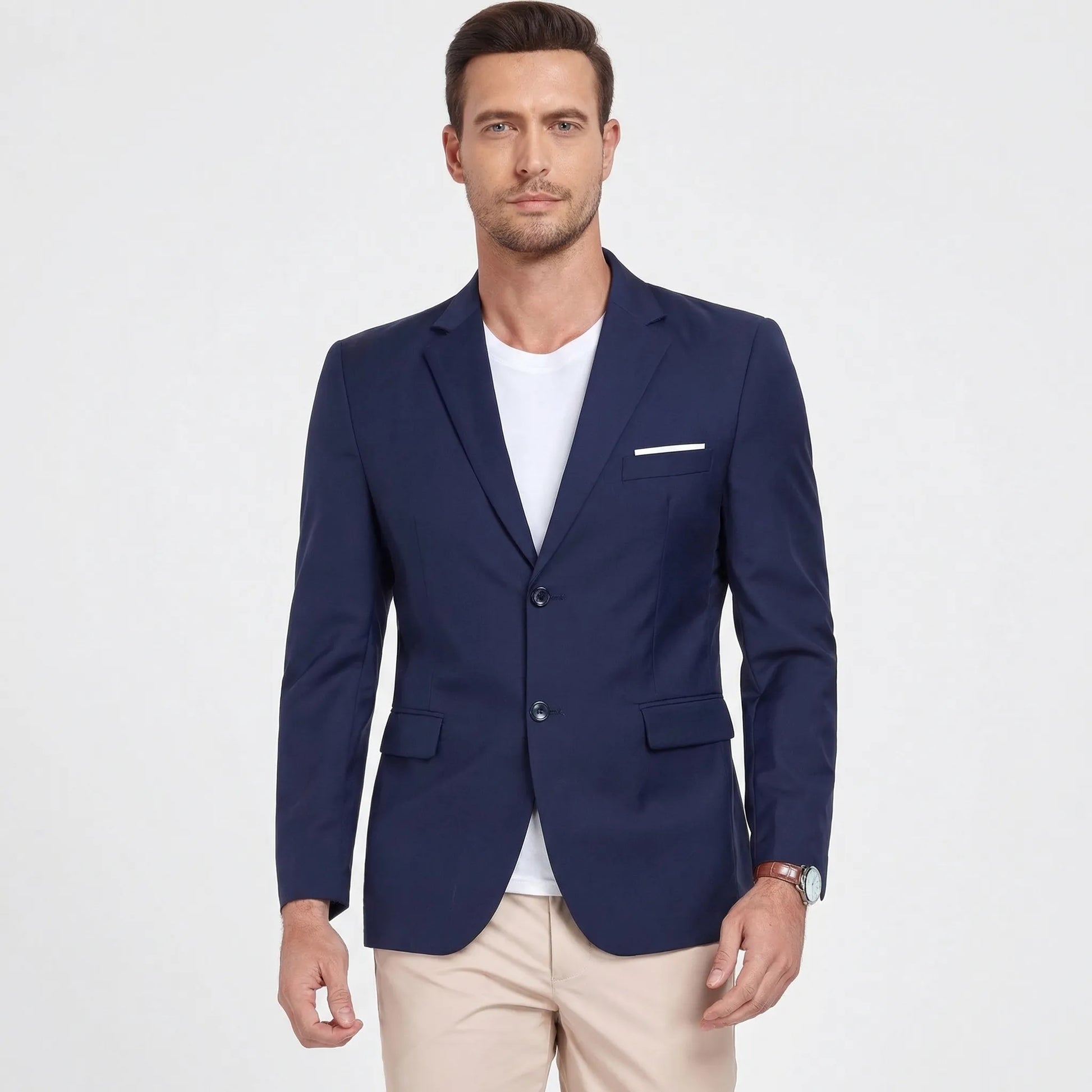 Classic Notch-Lapel Men's Blazer - Laurence