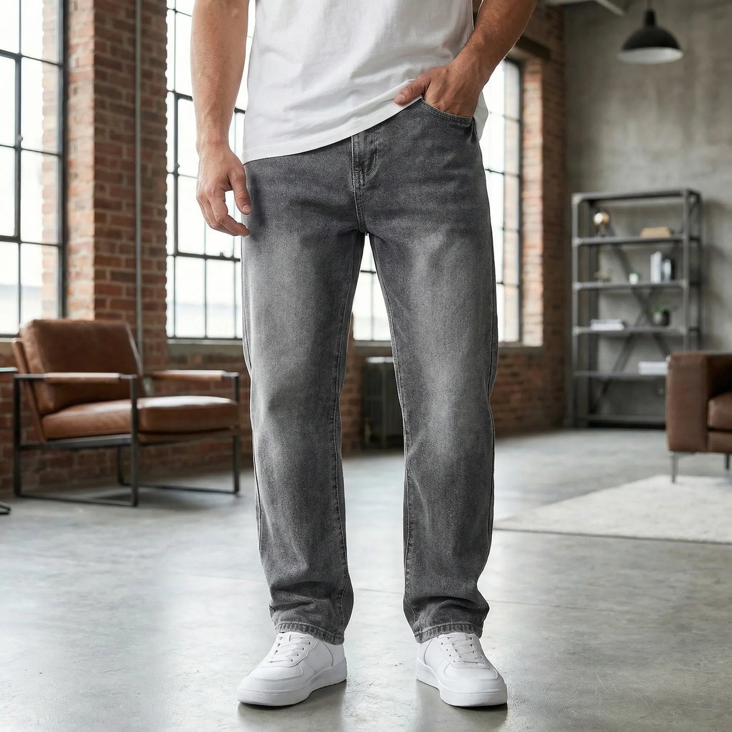 Classic Straight Leg Trousers - Danilo