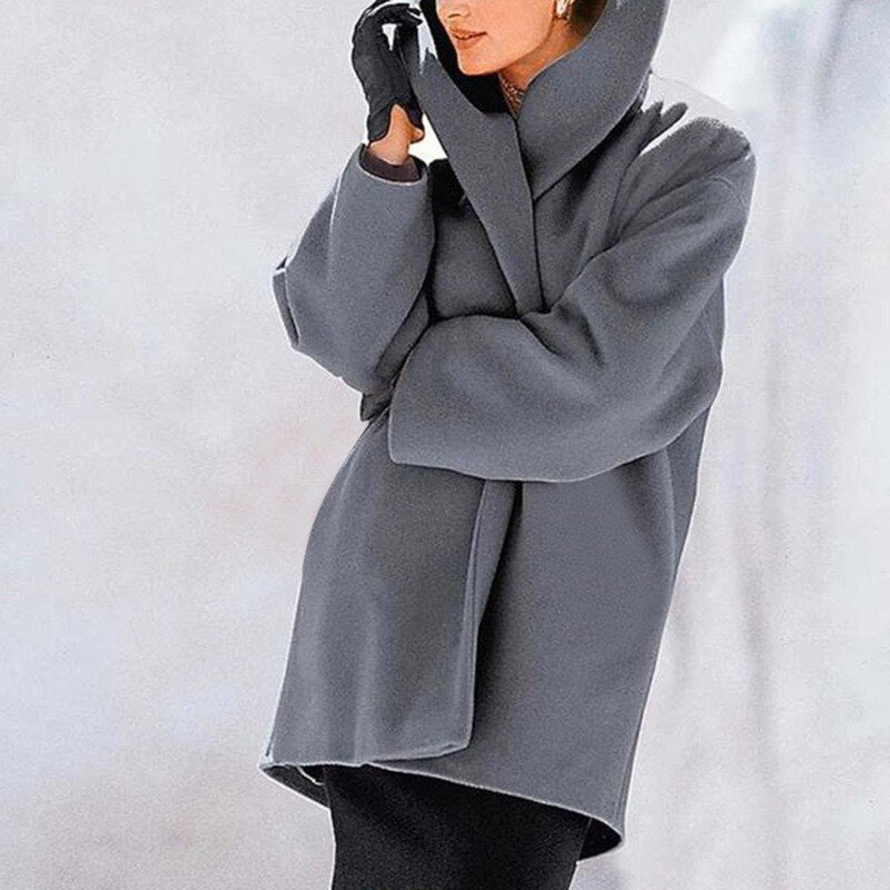 Classic Winter Coat With A-Line Cut - Gail