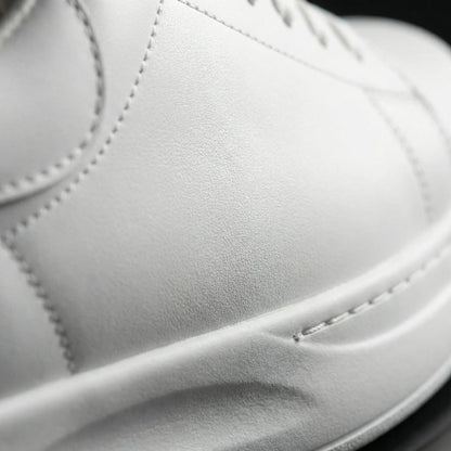 Clean White Casual Trainers - Michaela