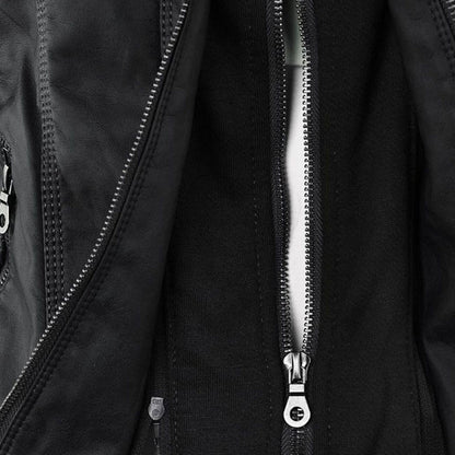 Fashionable Leather Jacket - Zara