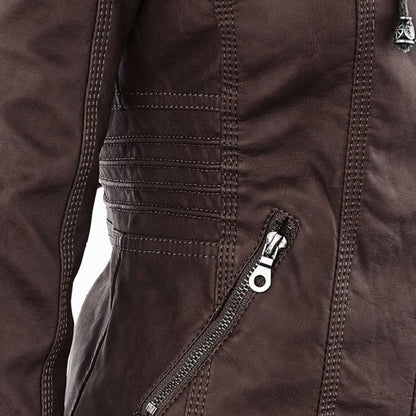 Fashionable Leather Jacket - Zara