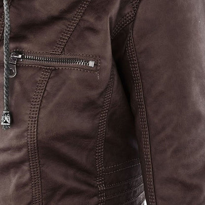 Fashionable Leather Jacket - Zara