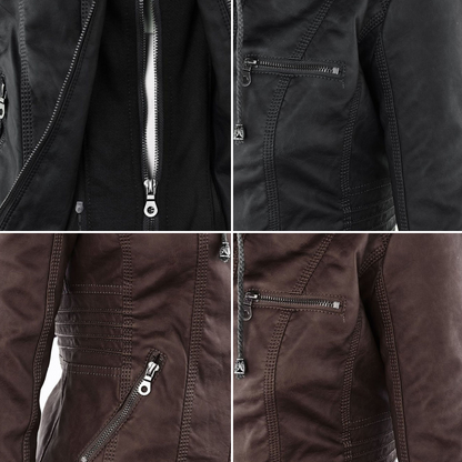 Fashionable Leather Jacket - Zara