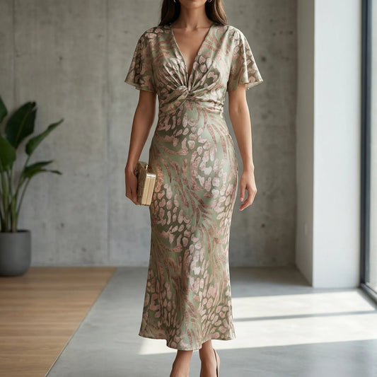 Cocktail Midi Dress - Larissa