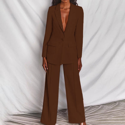 Stylish Blazer and Trouser Set - Ariane