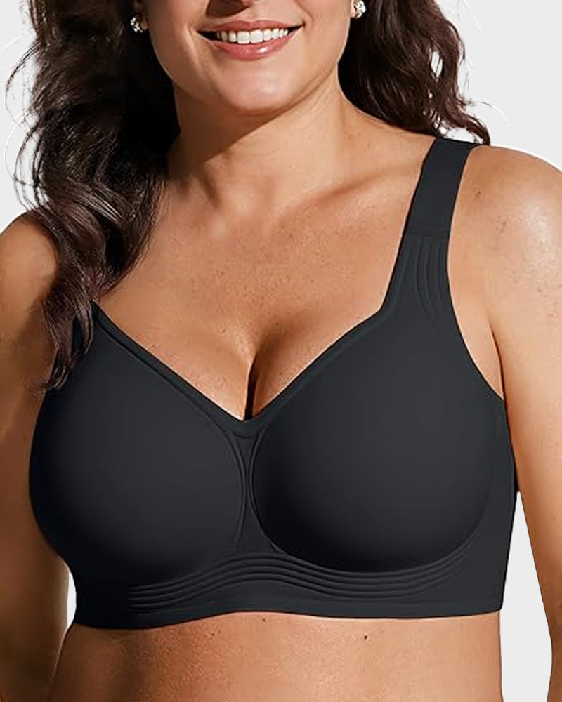 Comfortable Wireless Jelly Bra with Full Coverage and Smoothing Fit 7