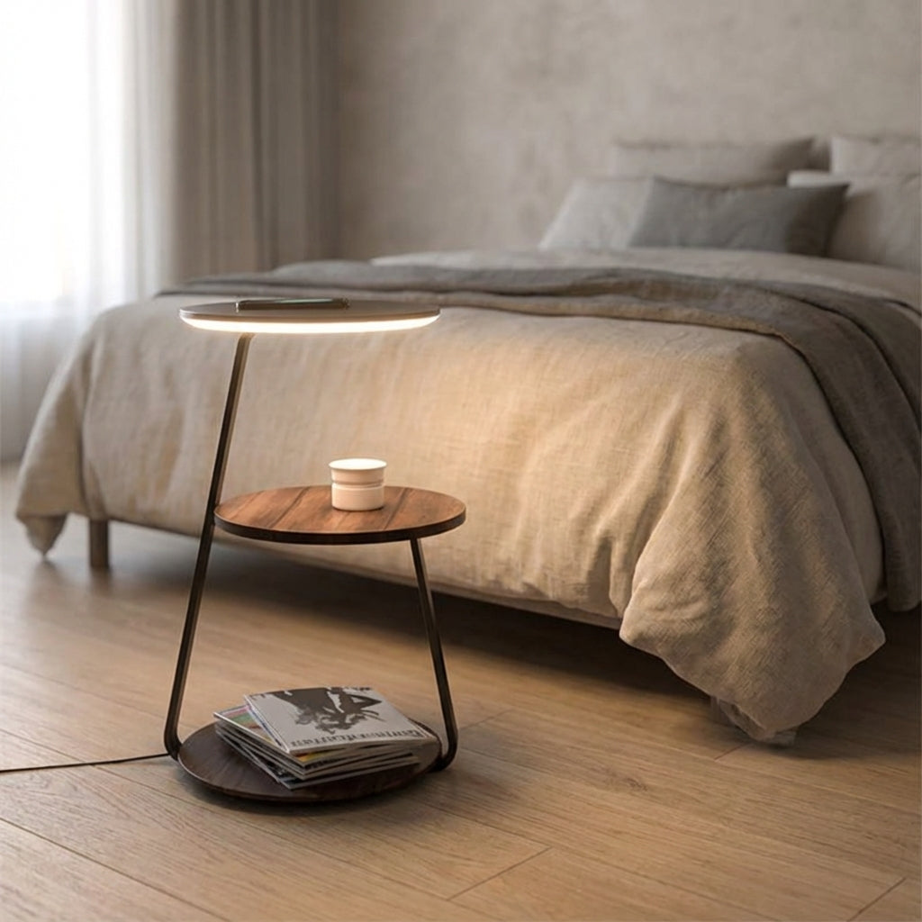 Compact Lamp Side Table -  Sidevael