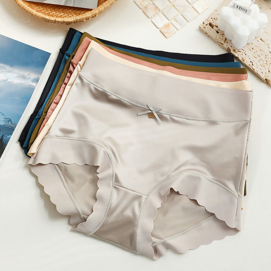 Seamless Satin Ladies' Briefs - Emliy