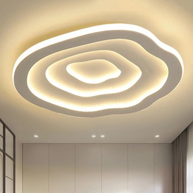 Ceiling Acrylic Lamp with Warm & White LED Light - Auralis