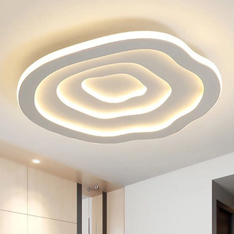 Ceiling Acrylic Lamp with Warm & White LED Light - Auralis