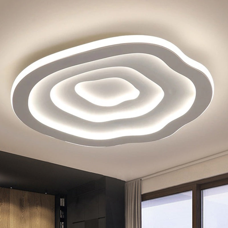 Ceiling Acrylic Lamp with Warm & White LED Light - Auralis