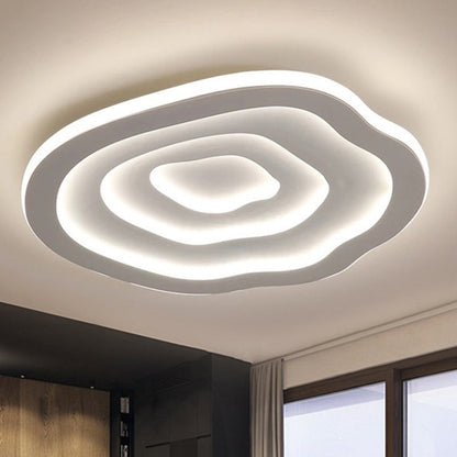 Ceiling Acrylic Lamp with Warm & White LED Light - Auralis