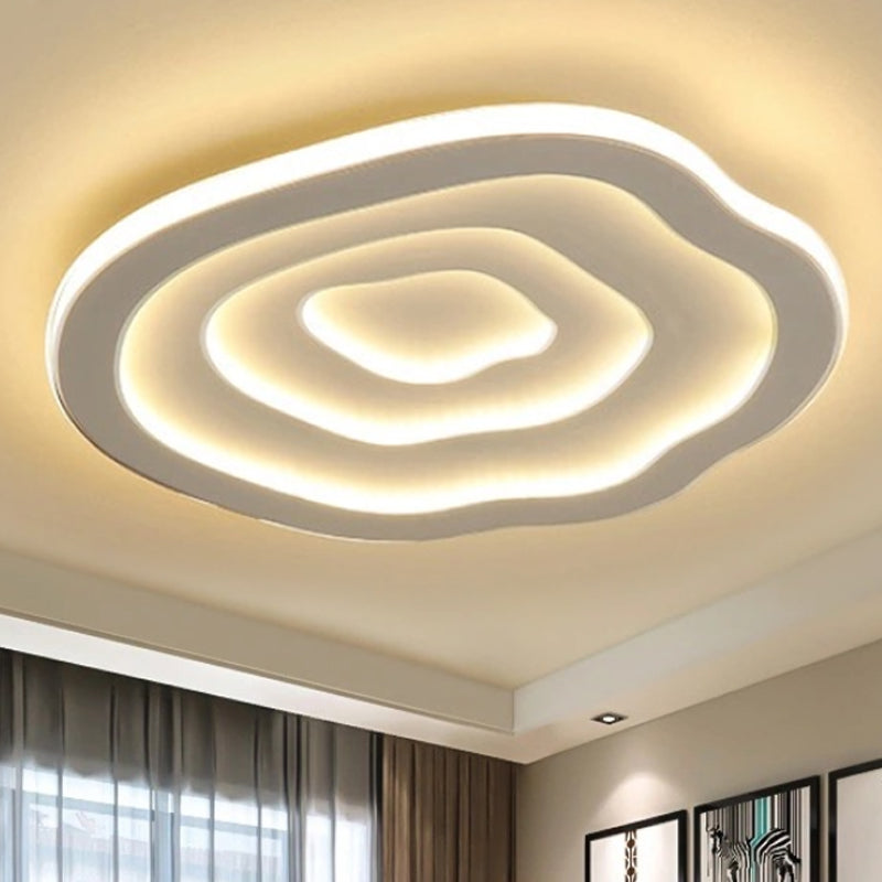 Ceiling Acrylic Lamp with Warm & White LED Light - Auralis
