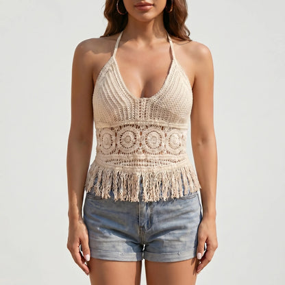 Crochet Halter Top -  Kate