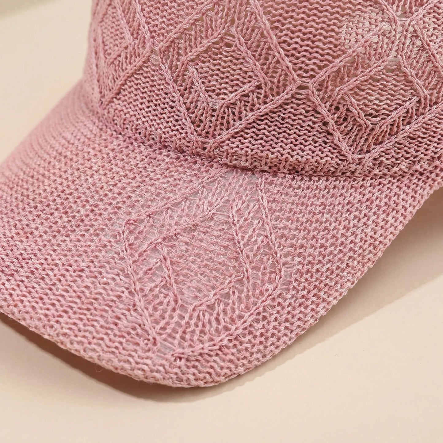 Crochet Mesh Cap - Viola