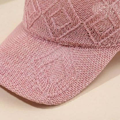 Crochet Mesh Cap - Viola