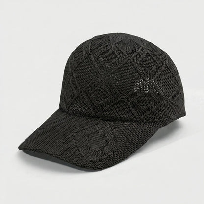 Crochet Mesh Cap - Viola