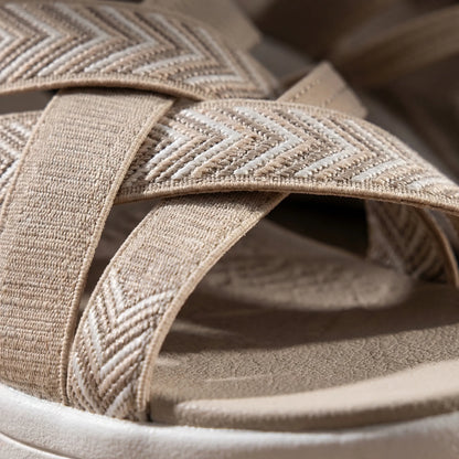 Cross-Strap Orthopedic Supportive Sandal - Josephine