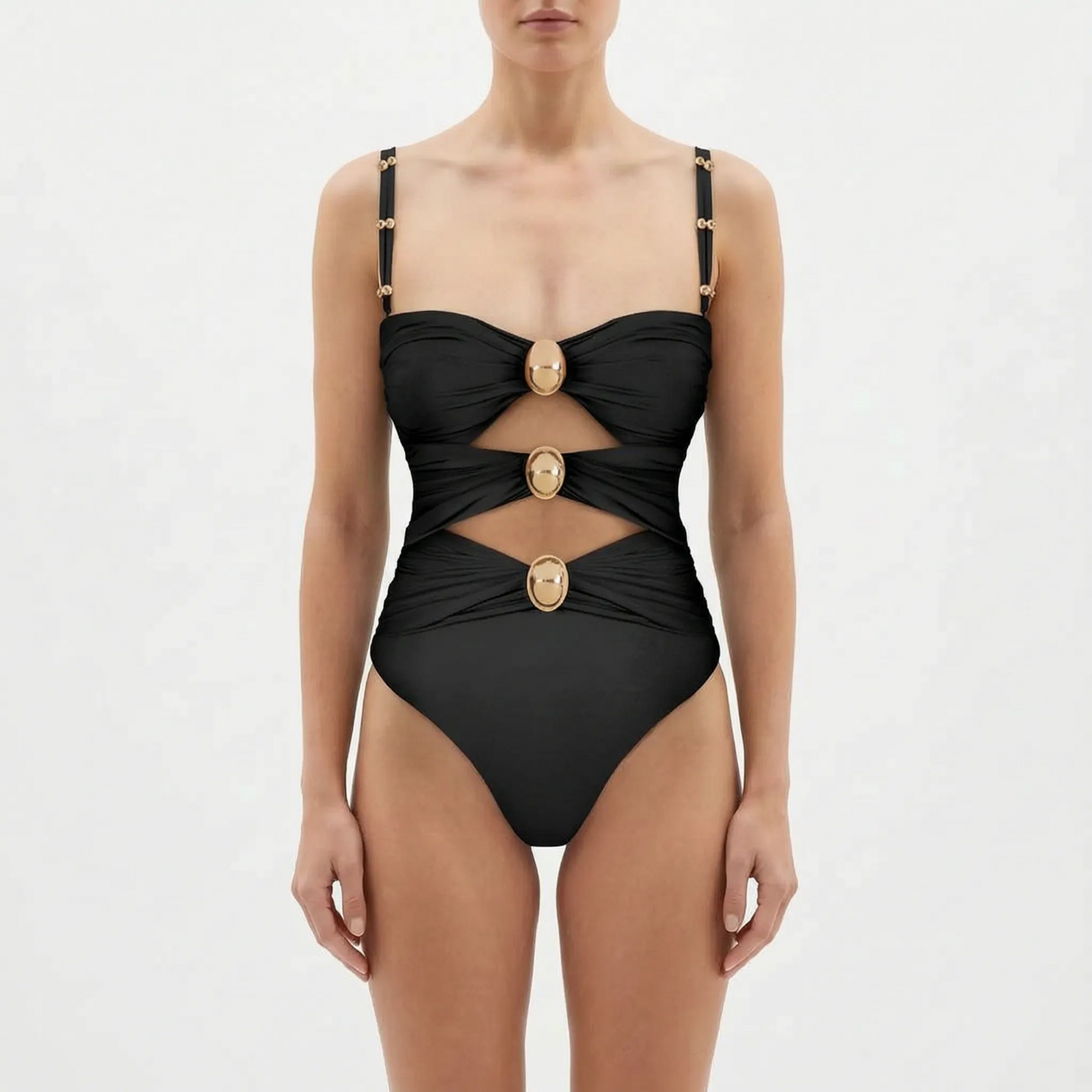 Cut-Out One-Piece Swimsuit - Thalaria