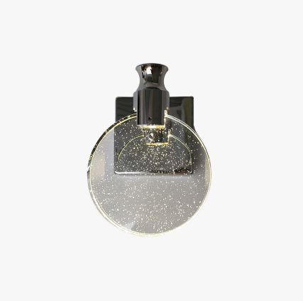 Luxury Round Crystal Wall Lamp – Celestia