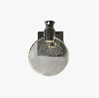 Luxury Round Crystal Wall Lamp – Celestia