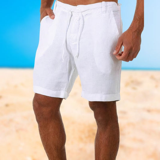 Luxury Linen Men's Shorts - Armand