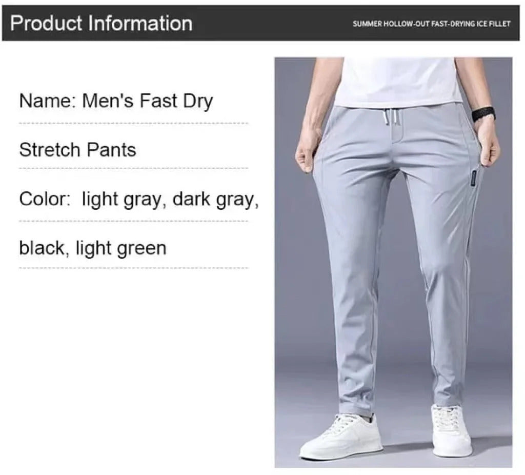 2025 New Models Unisex Quick-Dry Stretch Trousers