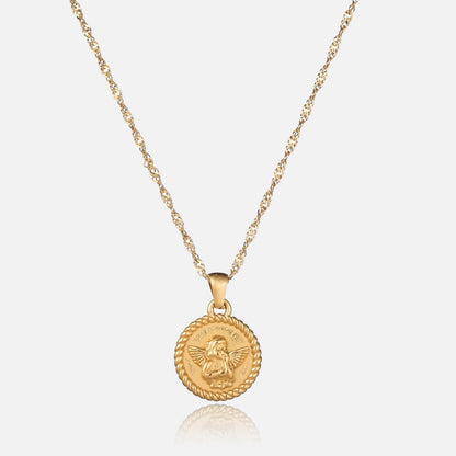 Gold Angel Necklace 1