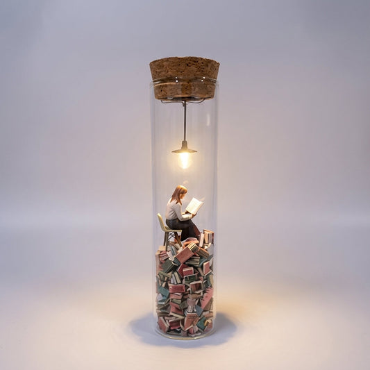Decorative Bookshelf Mood Lamp -  Finecraft