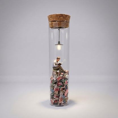 Decorative Bookshelf Mood Lamp -  Finecraft