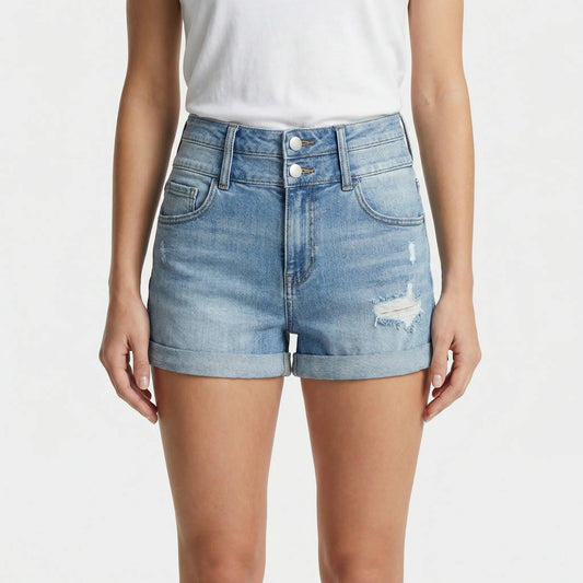 Denim Short Shorts Womens - Monique