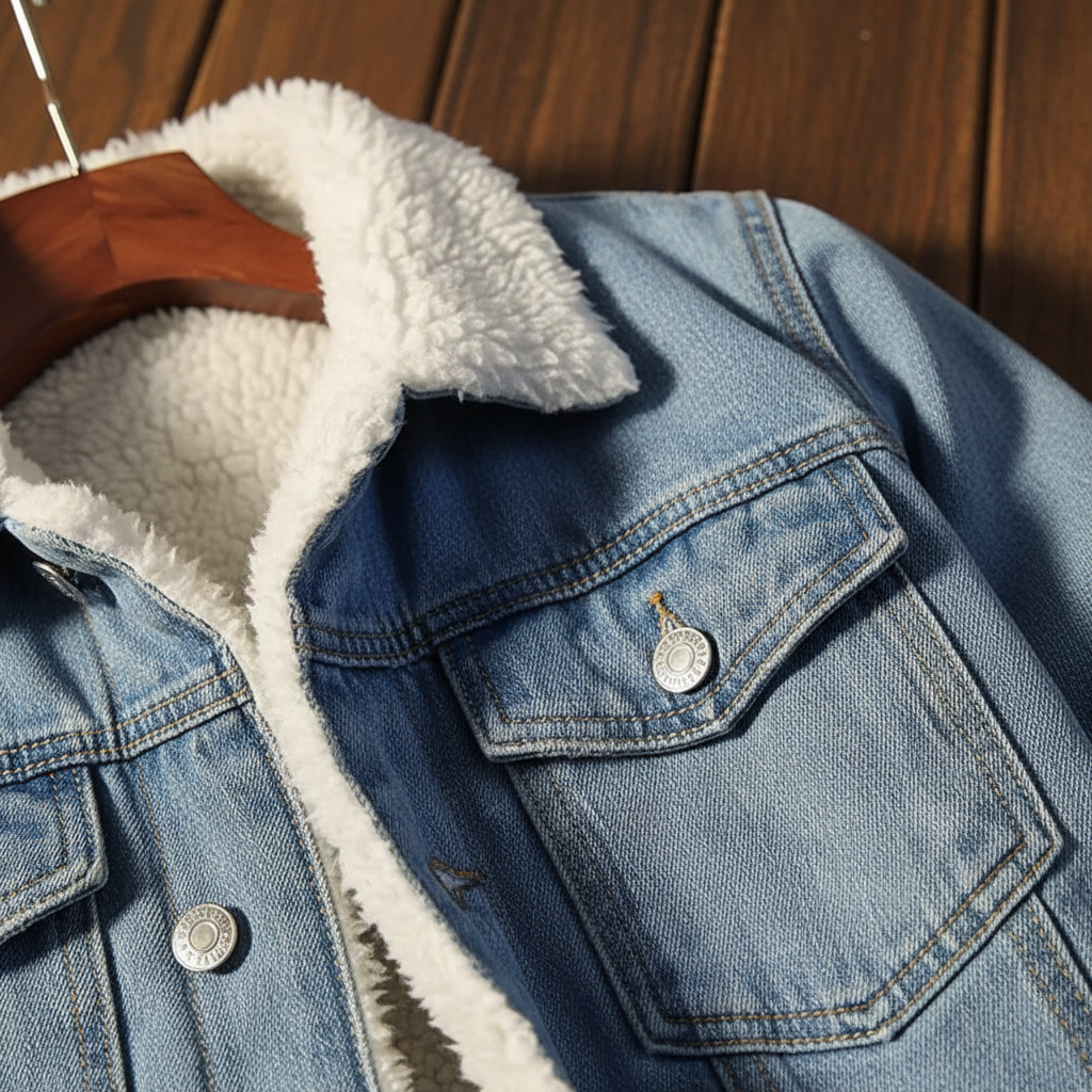 Denimjacke Mit Fleecefutter - Timur