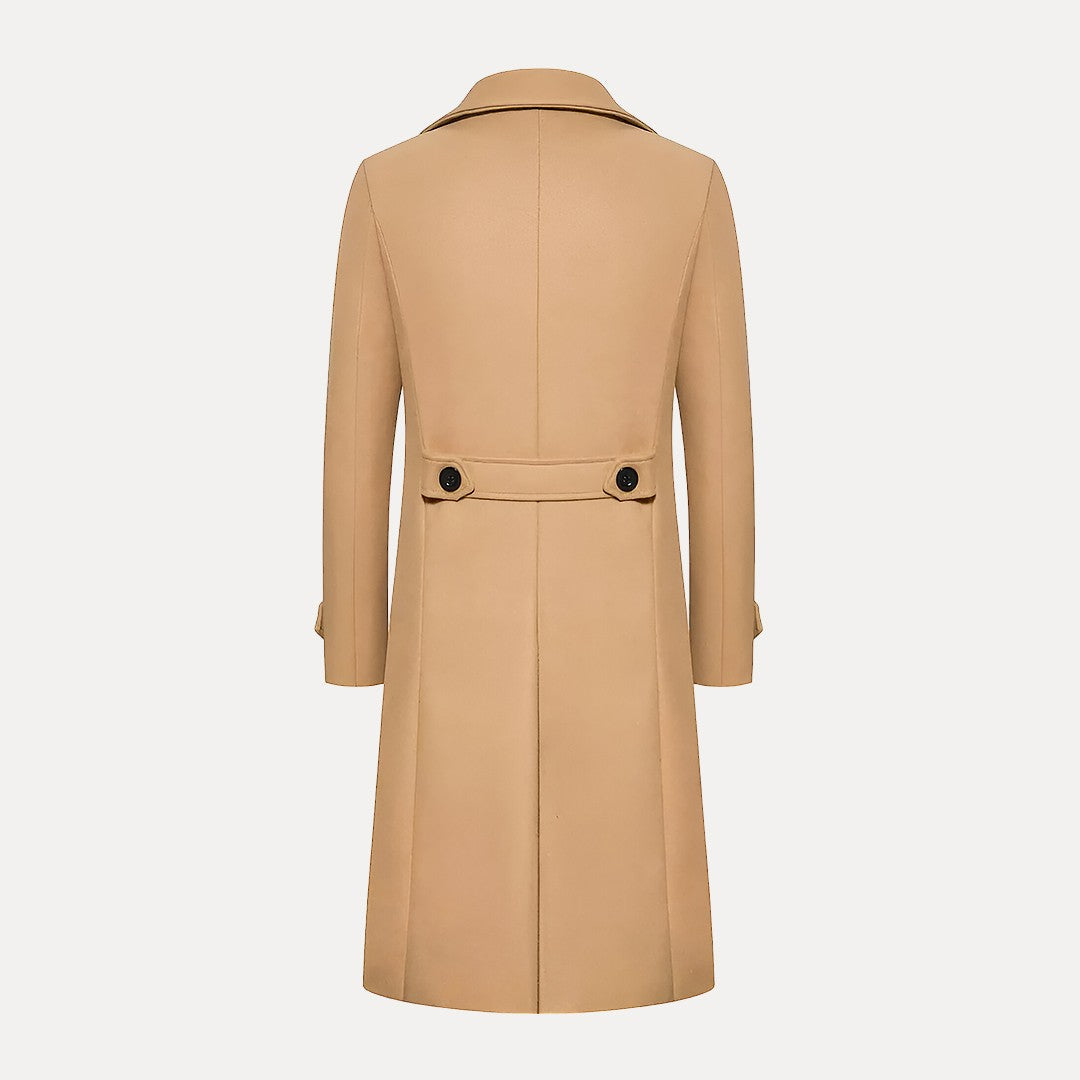 Double-Breasted Long Coat - Henrick