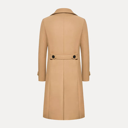 Double-Breasted Long Coat - Henrick