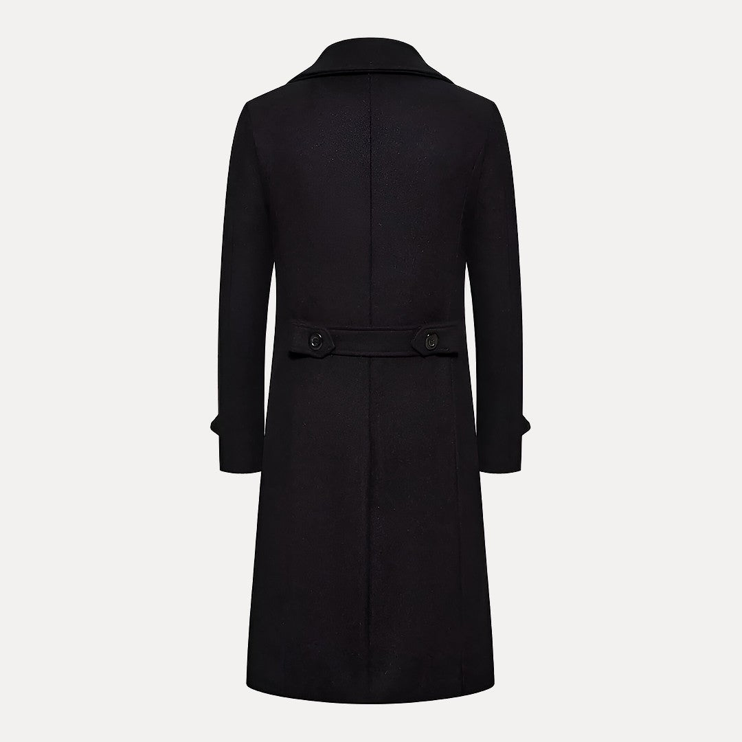 Double-Breasted Long Coat - Henrick