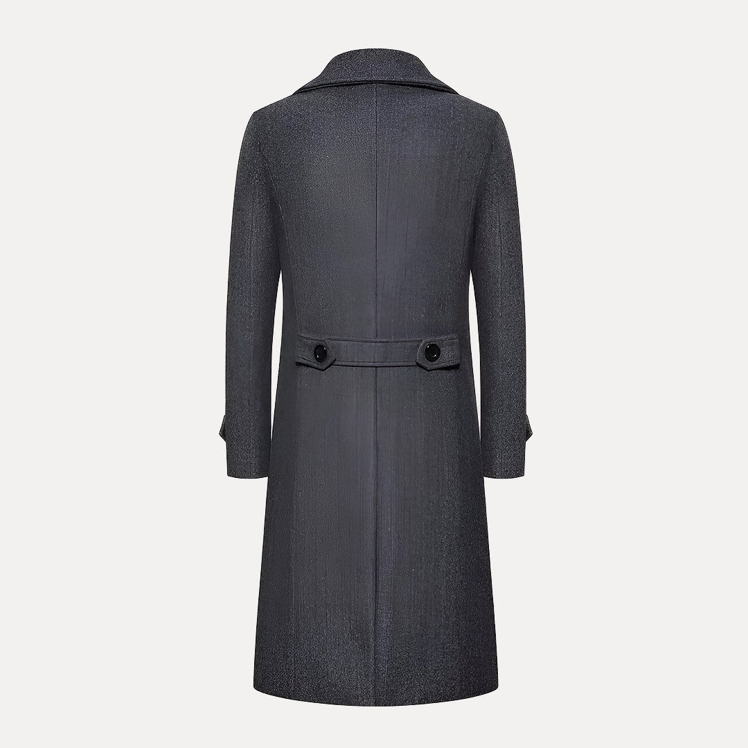 Double-Breasted Long Coat - Henrick