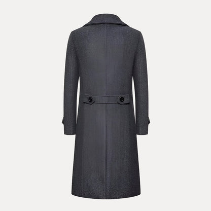 Double-Breasted Long Coat - Henrick