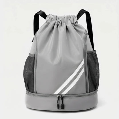 Drawstring Sports Backpack With Wet Compartment -  Zyphoar