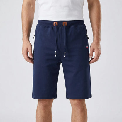 Drawstring Waist Casual Men's Shorts - Randy