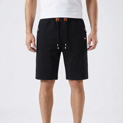 Drawstring Waist Casual Men's Shorts - Randy