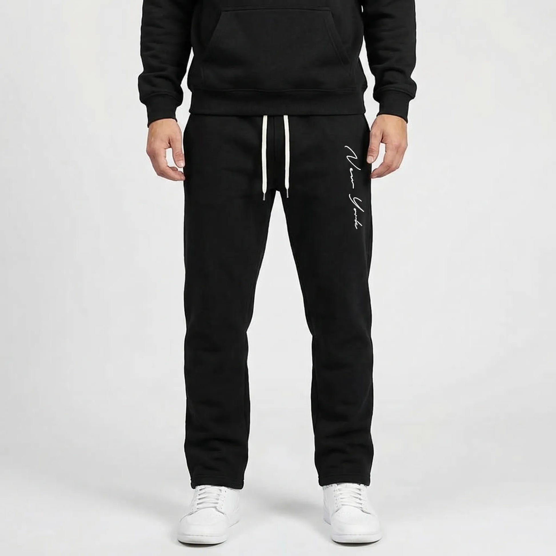 Drawstring Waist Jogger Trousers - Keith