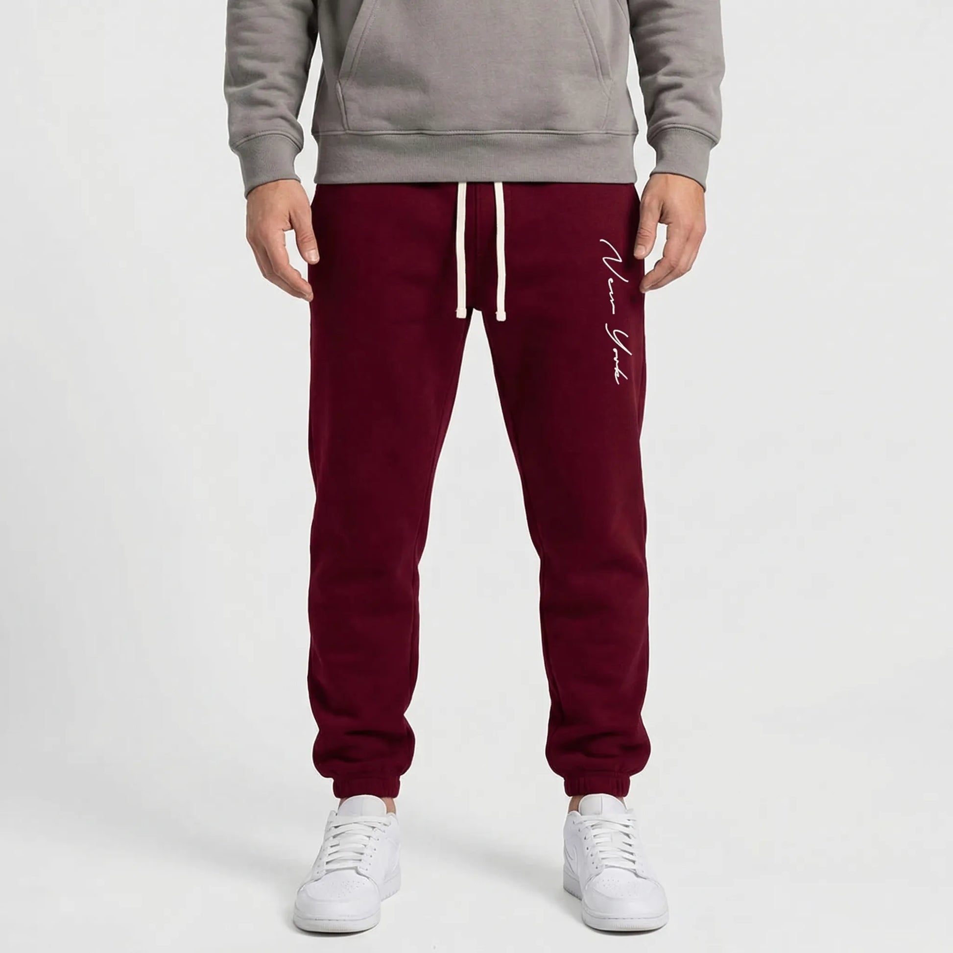 Drawstring Waist Jogger Trousers - Keith